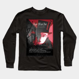 Fall Of The House Of Usher - Edgar Allan Poe - Red. Long Sleeve T-Shirt